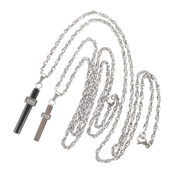 ステンレスペアネックレス