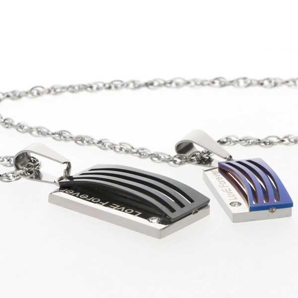 ステンレスペアネックレス