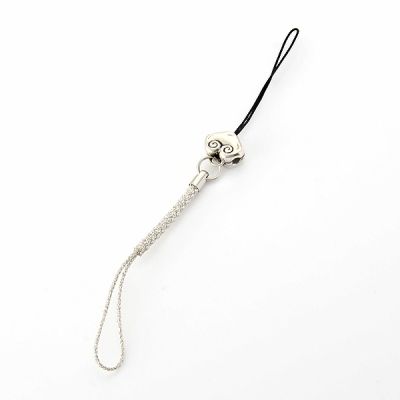 シルバー携帯ストラップ