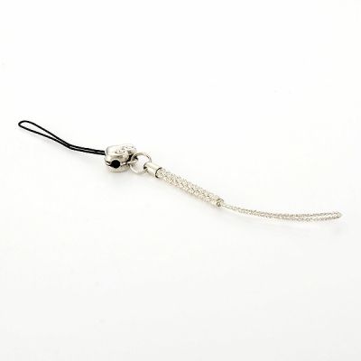 シルバー携帯ストラップ