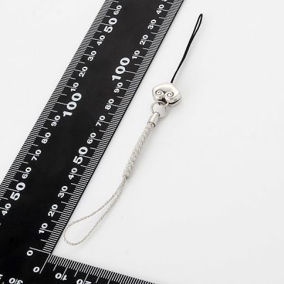シルバー携帯ストラップ