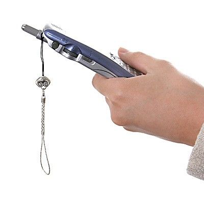 シルバー携帯ストラップ