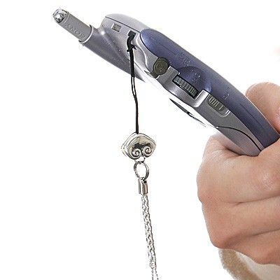 シルバー携帯ストラップ