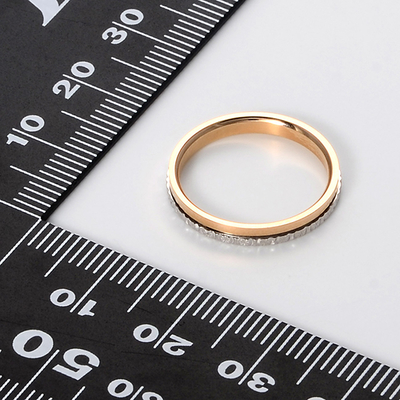 ピンクゴールドリング
