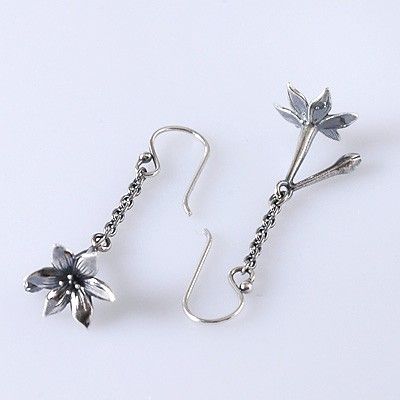 シルバーフックピアス