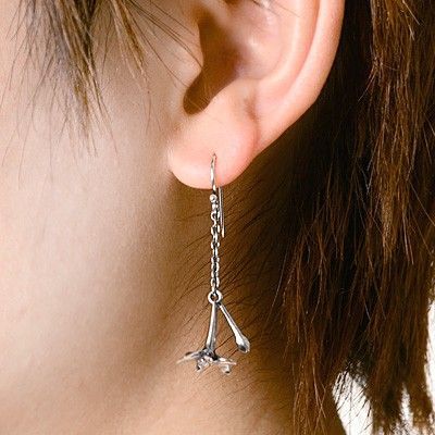 シルバーフックピアス