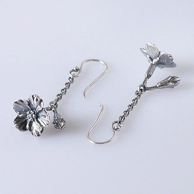 シルバーフックピアス