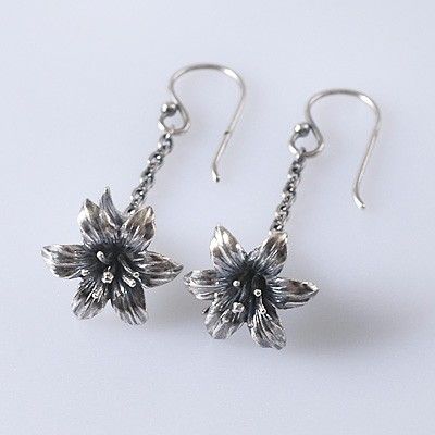 シルバーフックピアス