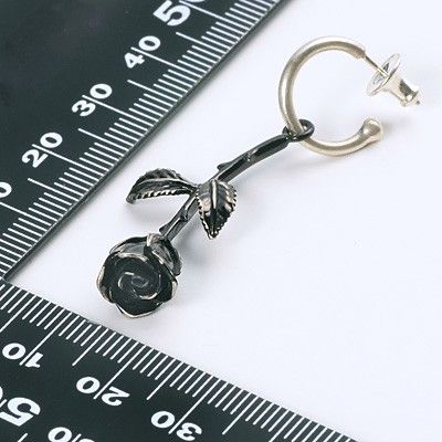 シルバーフープピアス(片耳用)