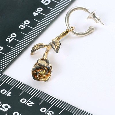 シルバーフープピアス(片耳用)