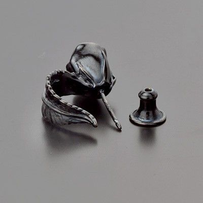 シルバーフープピアス(片耳用)