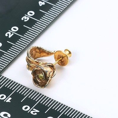 シルバーフープピアス(片耳用)