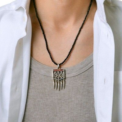 ビーズネックレス