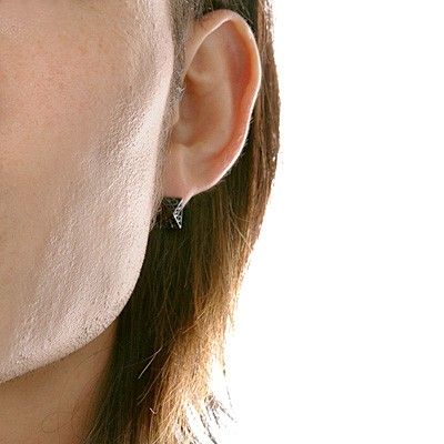 シルバースタッドピアス(片耳用)