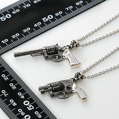 シルバーペアネックレス