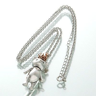 シルバーペアネックレス