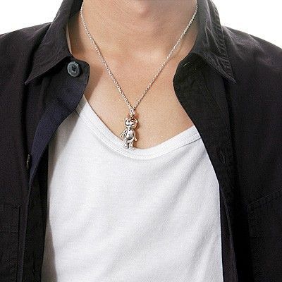 シルバーペアネックレス