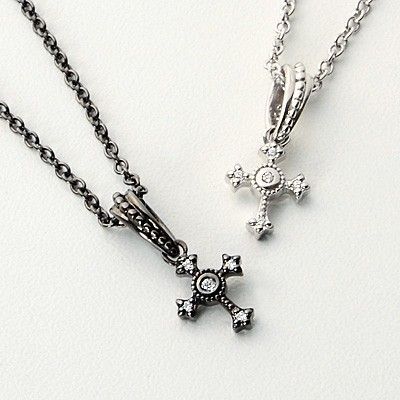 シルバーペアネックレス