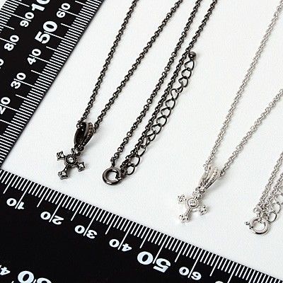 シルバーペアネックレス