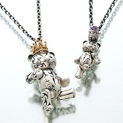 シルバーペアネックレス