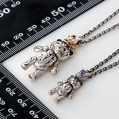 シルバーペアネックレス