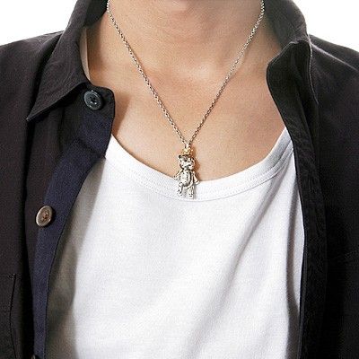 シルバーペアネックレス