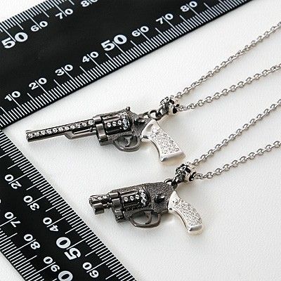 シルバーペアネックレス