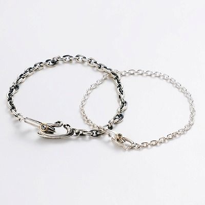 シルバーペアブレスレット