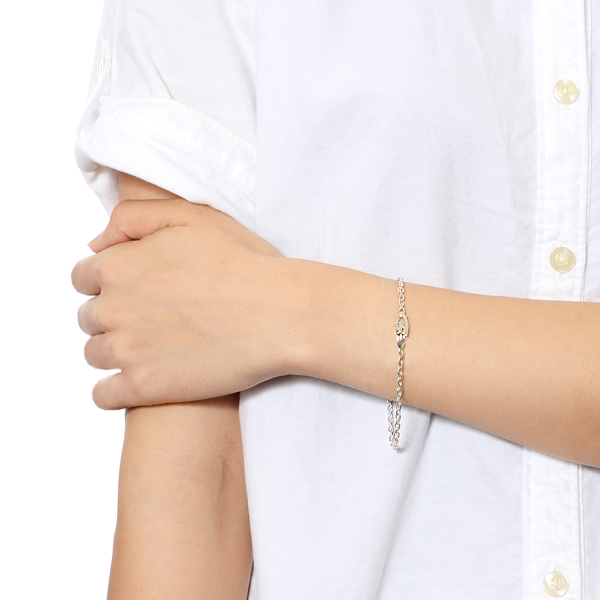 シルバーペアブレスレット