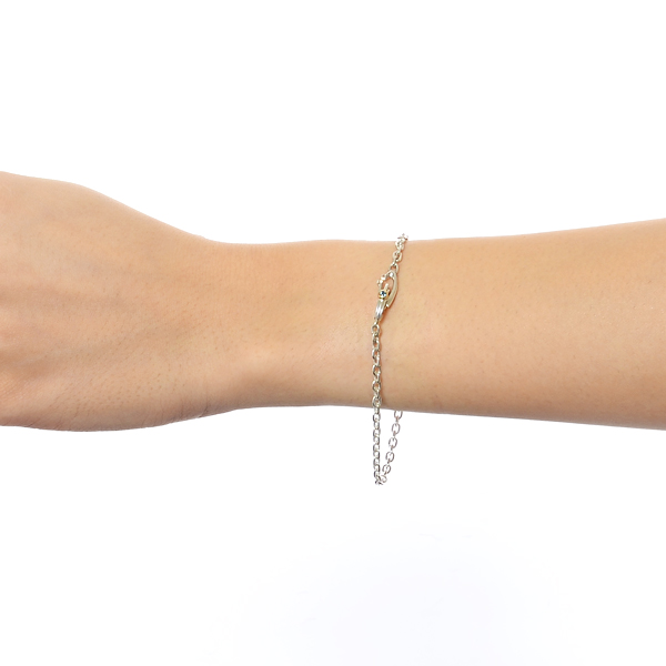 シルバーペアブレスレット