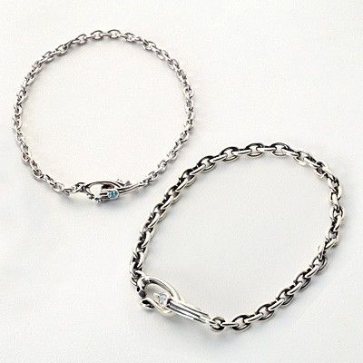 シルバーペアブレスレット