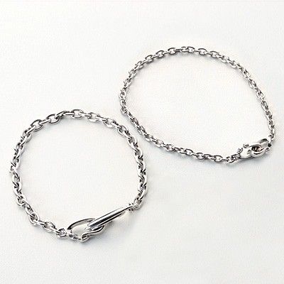 シルバーペアブレスレット