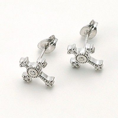 シルバースタッドピアス