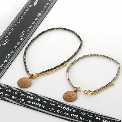 パイライトペアアンクレット