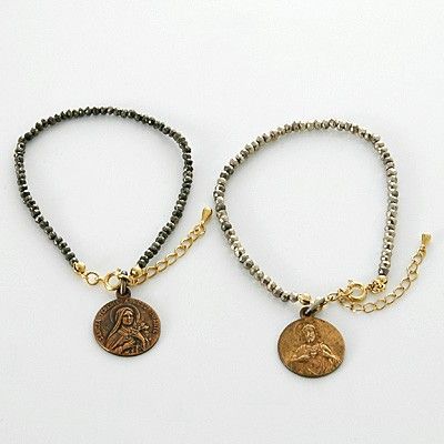 パイライトペアブレスレット