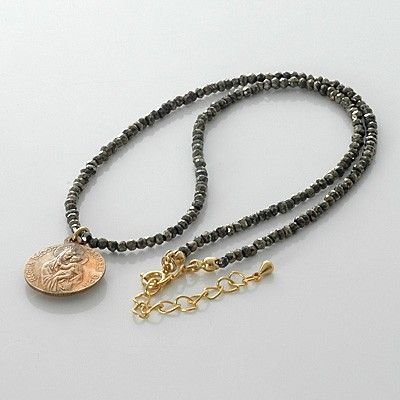 パイライト(鉄鉱石)チョーカー