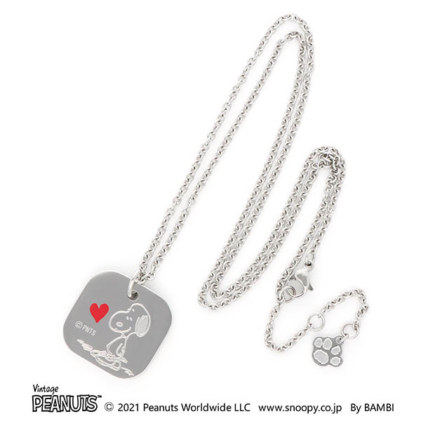 ステンレスネックレス(PEANUTS×ファイテン)