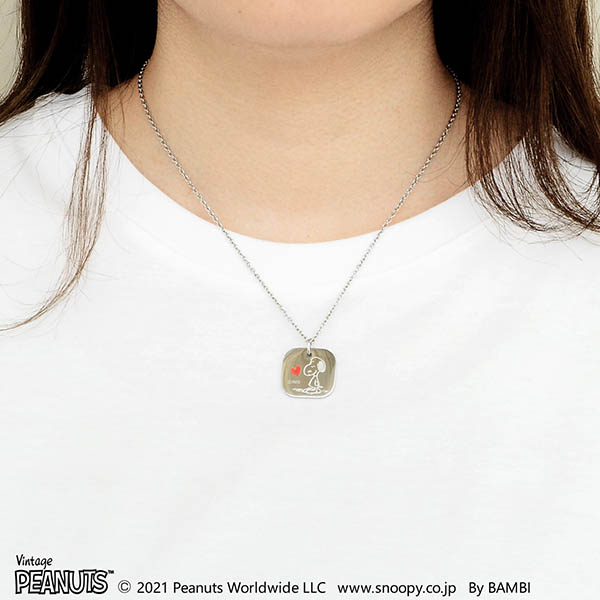 ステンレスネックレス(PEANUTS×ファイテン)