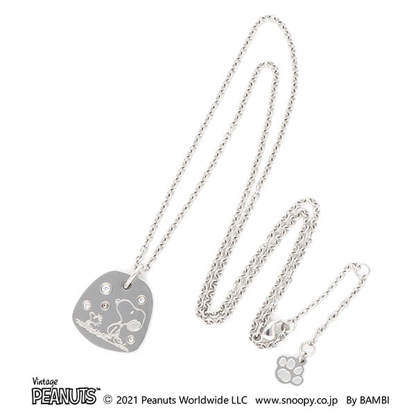 ステンレスネックレス(PEANUTS×ファイテン)