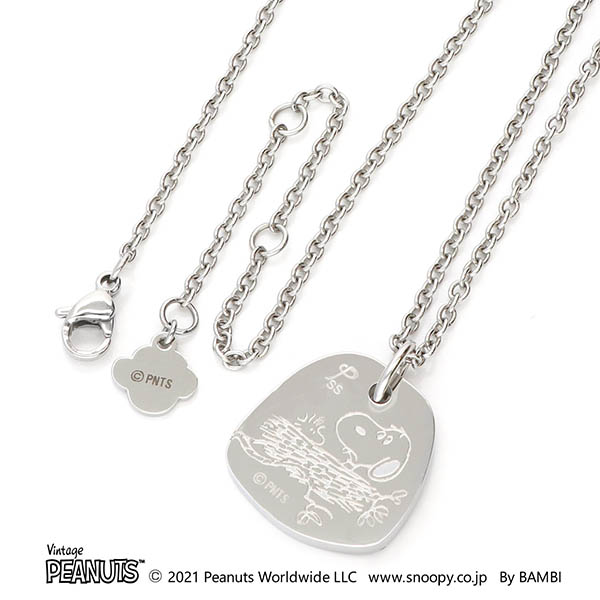 ステンレスネックレス(PEANUTS×ファイテン)