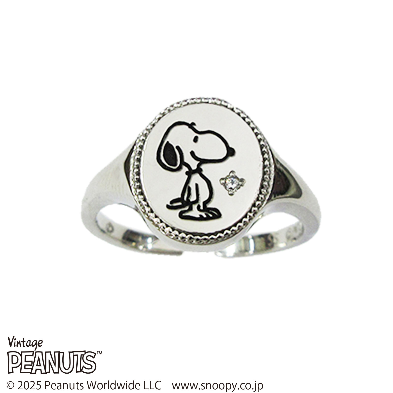 スヌーピー (SNOOPY) ステンレスリング