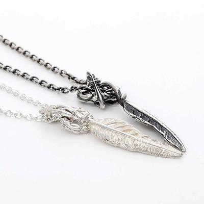 シルバーペアネックレス