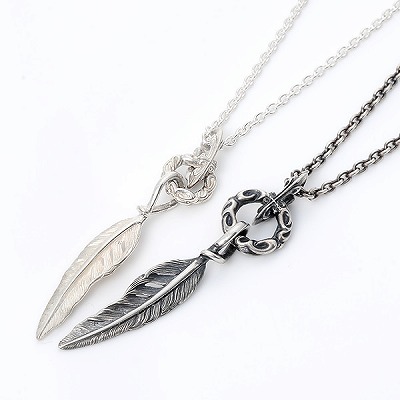 シルバーペアネックレス