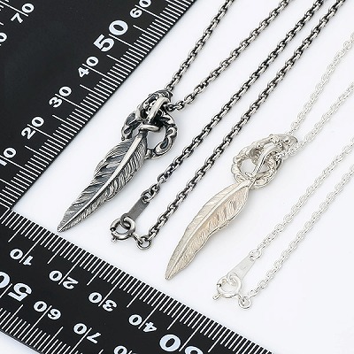 シルバーペアネックレス