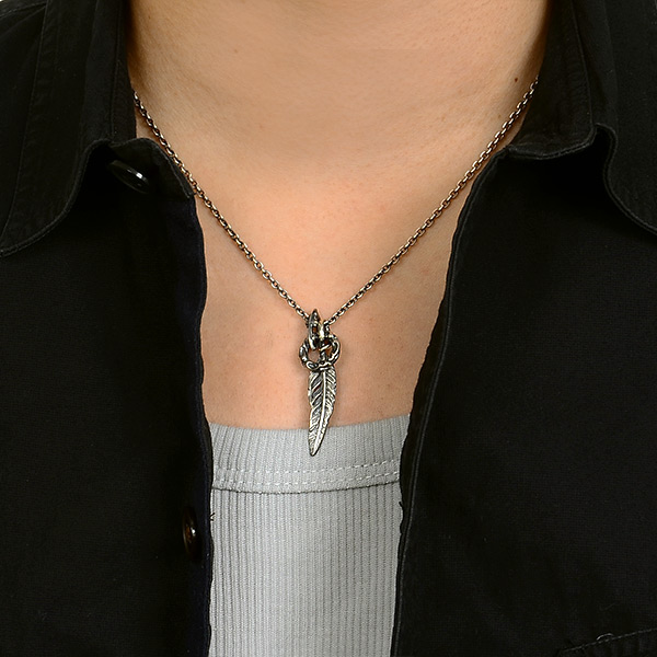 シルバーペアネックレス