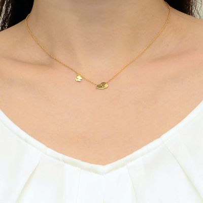 シルバーネックレス