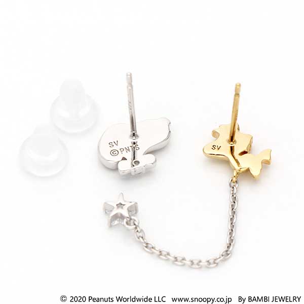 シルバーネックレス&ピアスセット