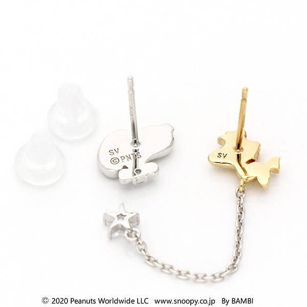 シルバーネックレス&ピアスセット