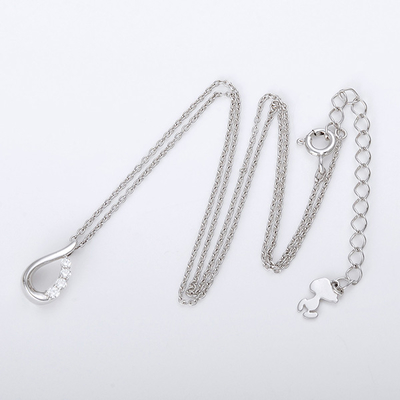 シルバーネックレス&ピアスセット