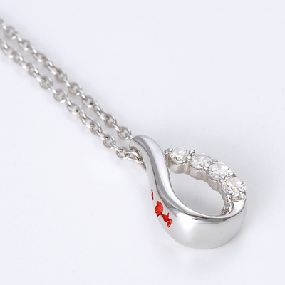 シルバーネックレス&ピアスセット